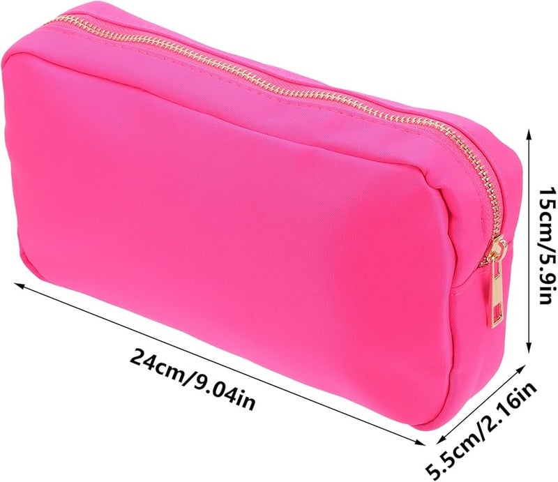 Large Capacity Waterproof Nylon Makeup Bag For Women Travel Toiletry Organizer - Image 2